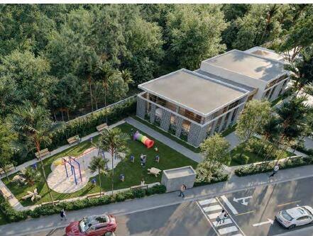 Club house del proyecto en Autopista San Isidro